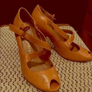 Jeffrey Campbell Vintage Style Leather Heels Shoes